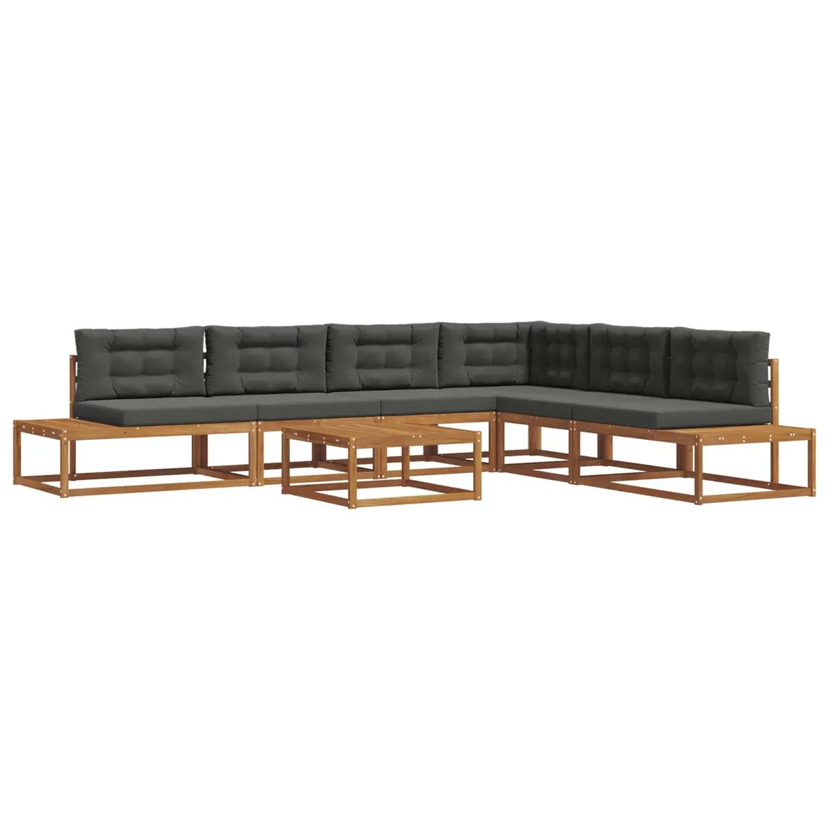 Outdoor Sectional Sofa Set Garden Furniture Modern Patio Seating Lounge Suite