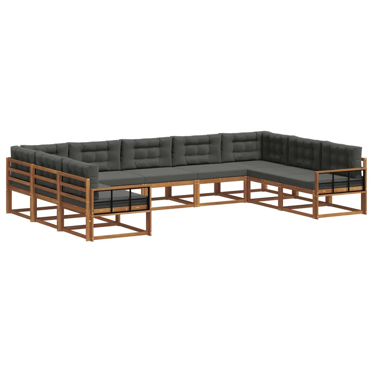 Outdoor Sofa Set with Cushions