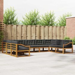 Welcoming 9-Piece Outdoor Sectional Sofa Set for You