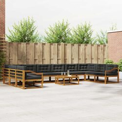 Create an Inviting Outdoor Space with 11-Piece Sofa Set
