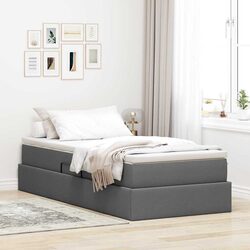 Your New Grey Storage Bed with Mattress and Hydraulic Lift