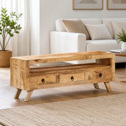 Friendly Wooden TV Cabinet with Ample Storage