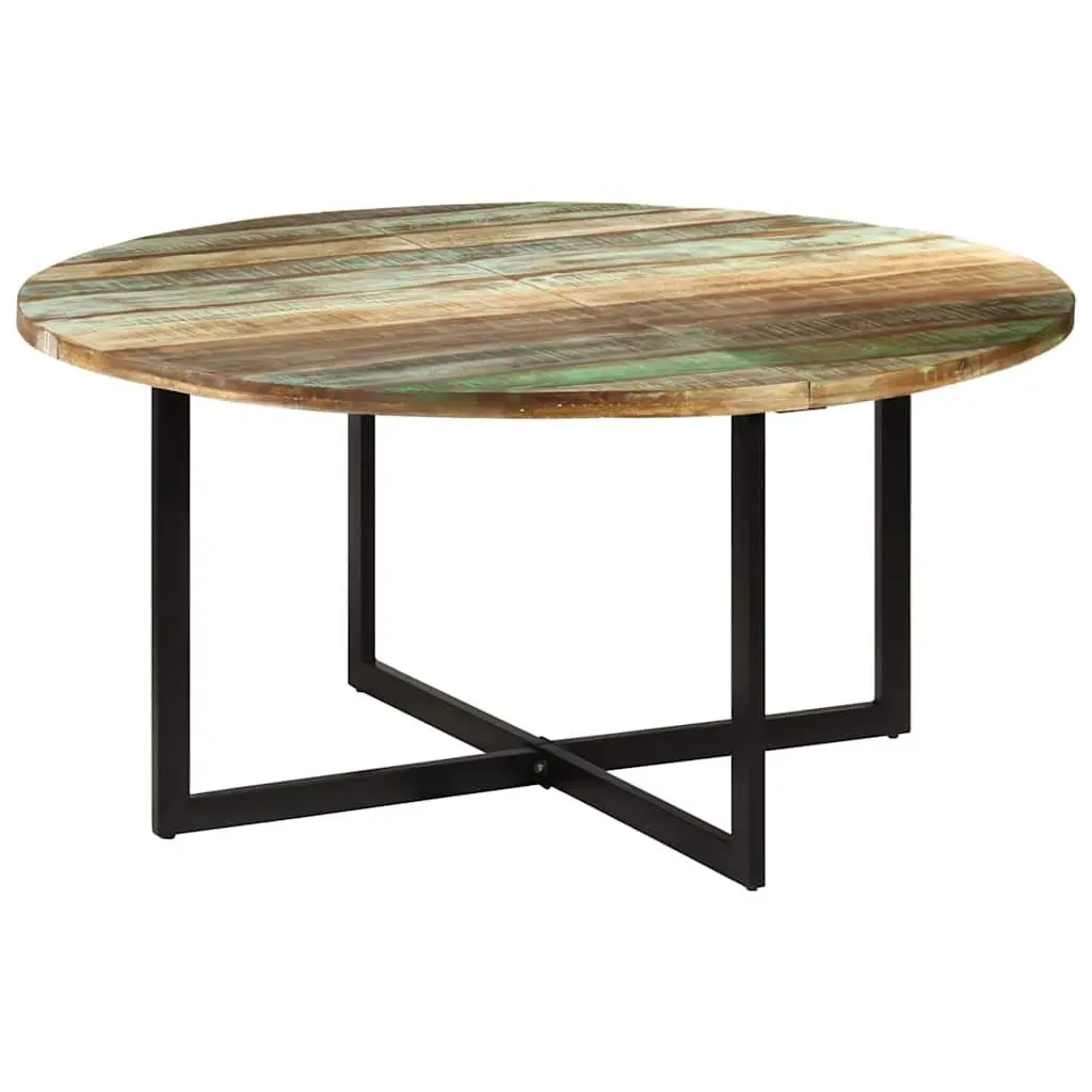 Dining Table 150x75 cm Solid Reclaimed Wood Kitchen Room Furniture Brown