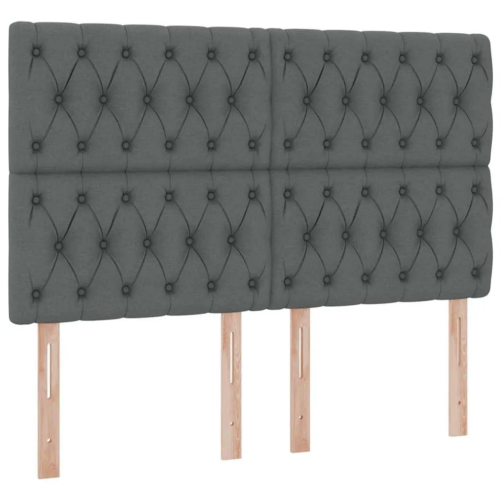 Storage Bed Hydraulic Lift Grey 153x203cm