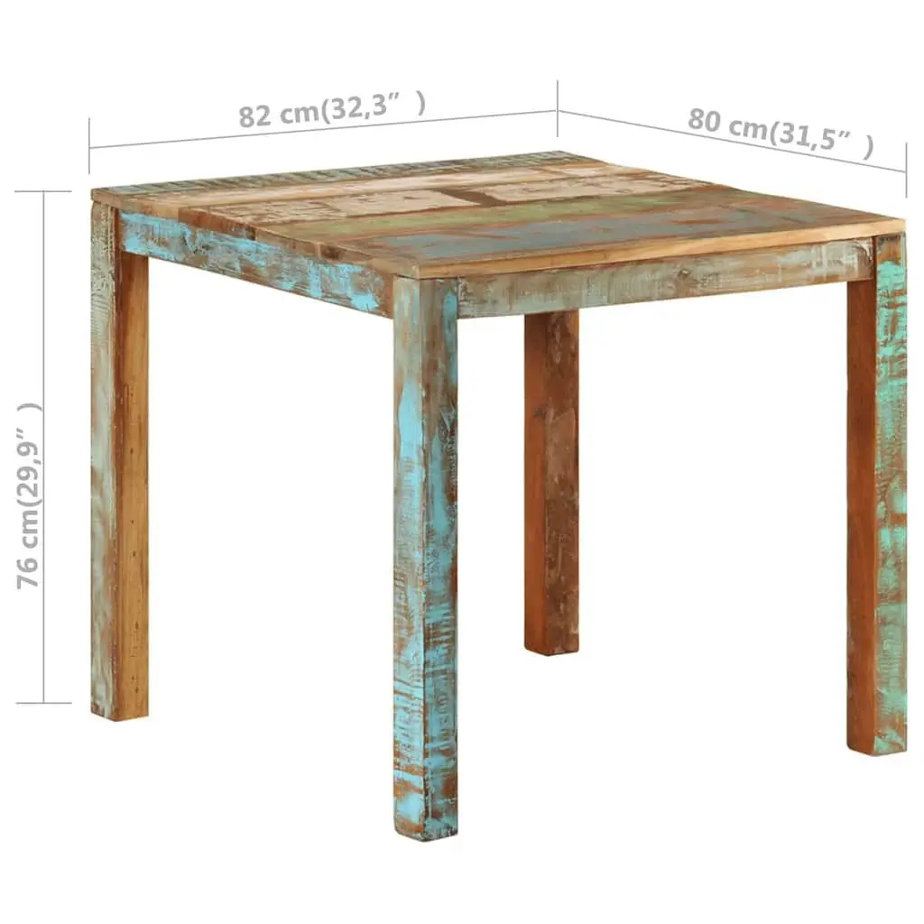 Dining Table 82x80x76 cm, Handmade Charm