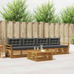 Create a Cozy Outdoor Space with This 5 Piece Sofa Set