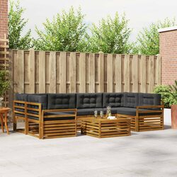 Friendly 7-Piece Outdoor Sofa Set for Your Garden