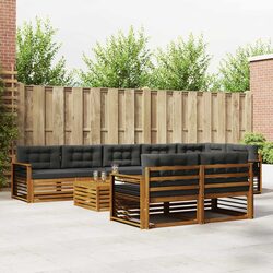 Your New 9-Piece Outdoor Sofa Set Awaits