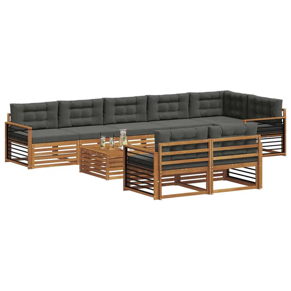 9-Piece Outdoor Sofa Set