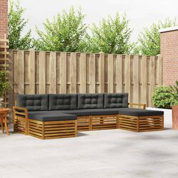Create Your Outdoor Oasis with 6-Piece Sofa Set