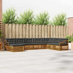 Your Ideal 8-Piece Outdoor Sofa Set - Natural Anthracite