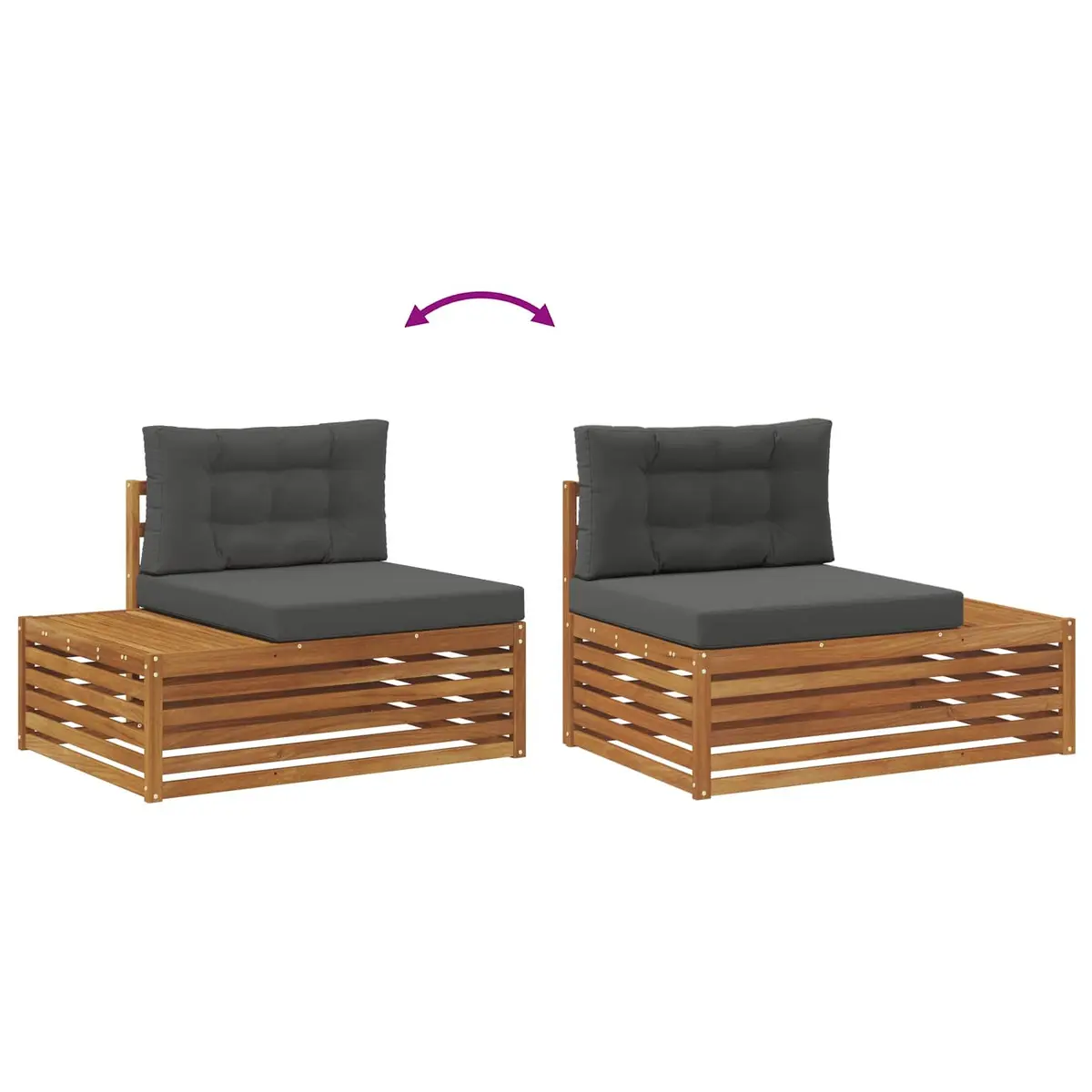 Outdoor Sectional Sofa Set Garden Patio Furniture Modular Seating Arrangement