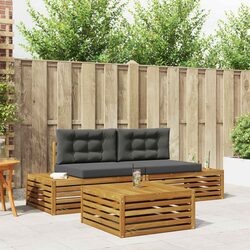 Friendly and Approachable 3-Piece Outdoor Sofa Set