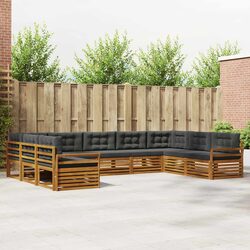 Your 9-Piece Outdoor Sofa Set Awaits You