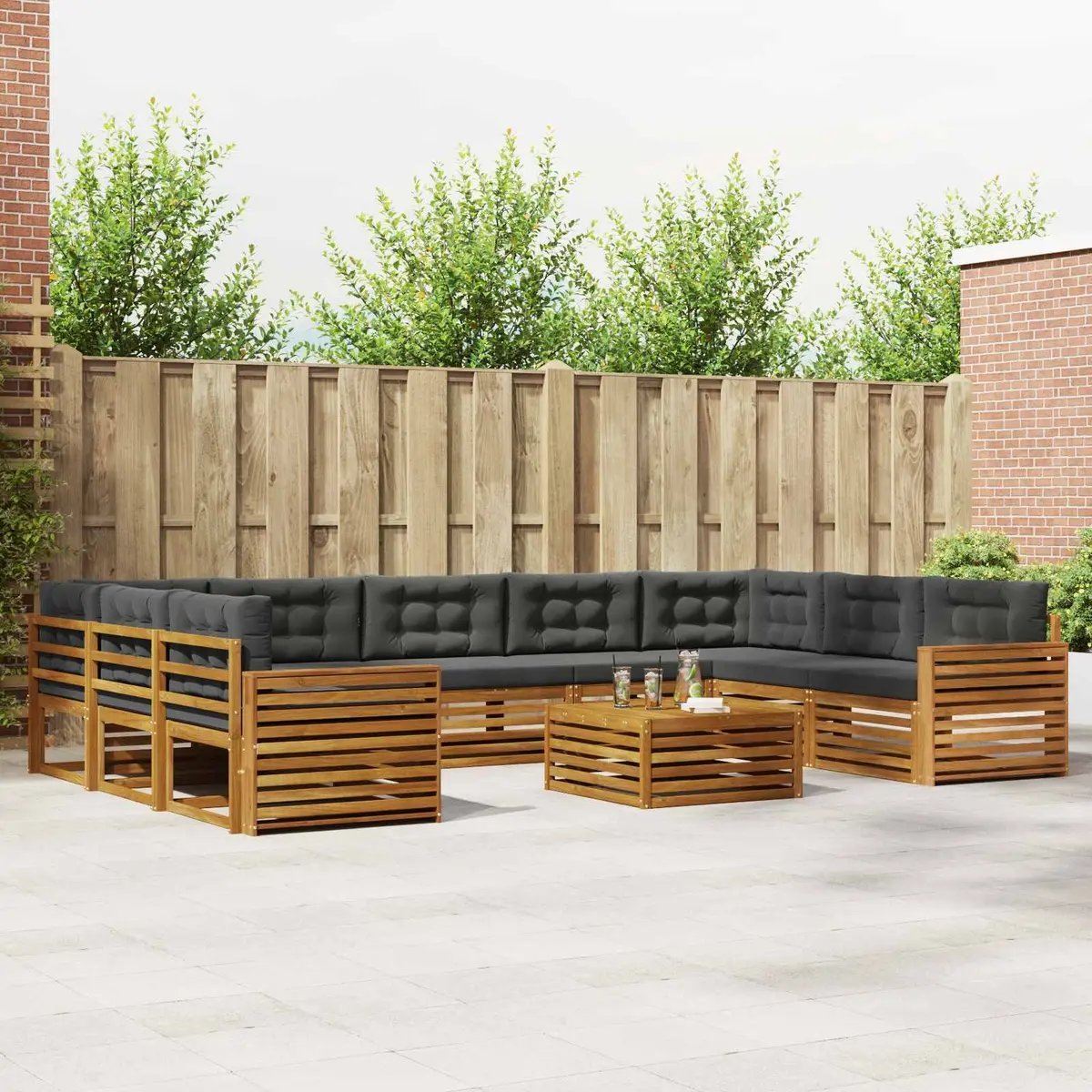 10-Piece Outdoor Sofa Set