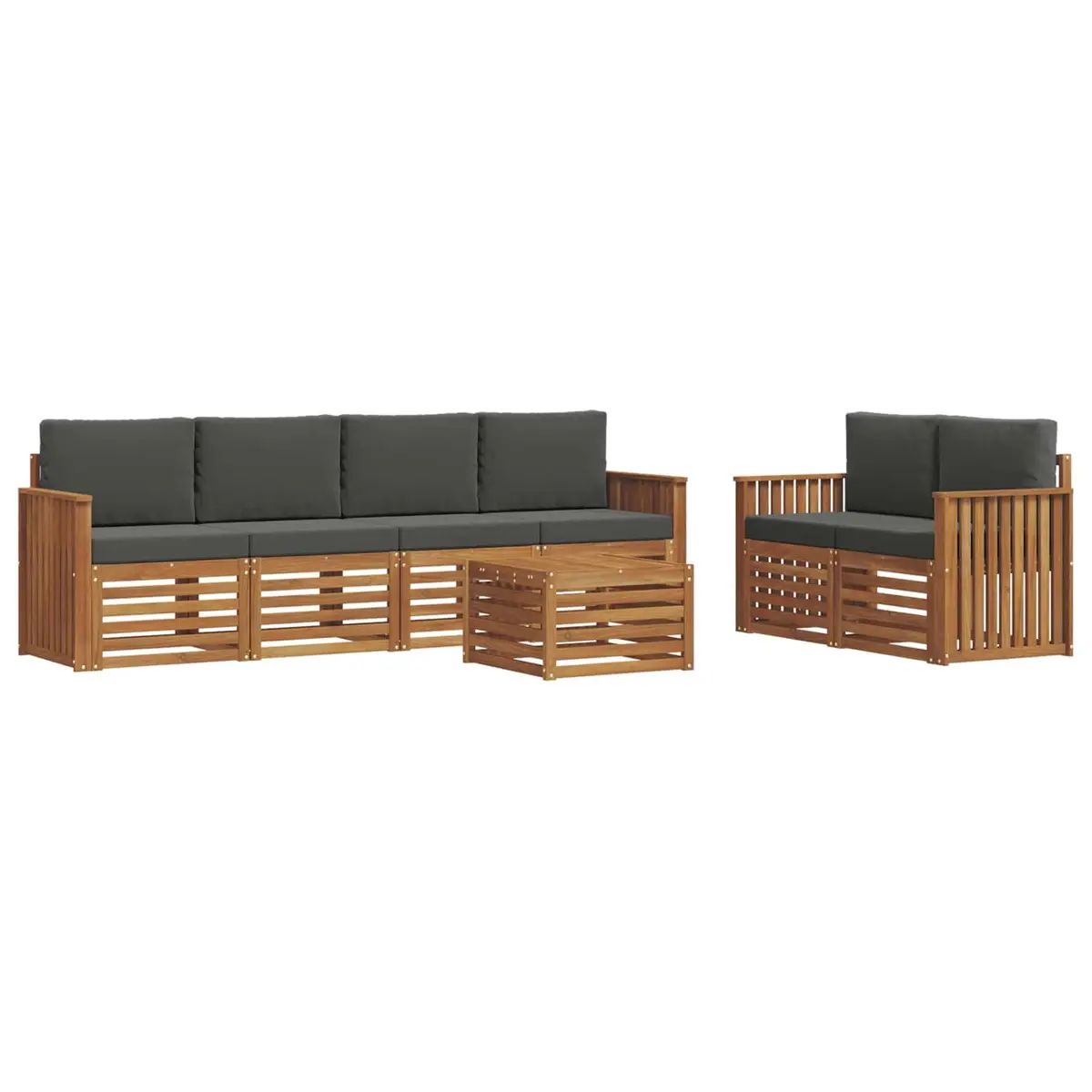 7-Piece Acacia Outdoor Sofa Set