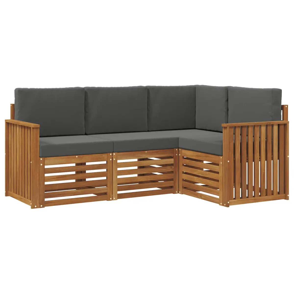 4-Piece Outdoor Sofa Set in Acacia