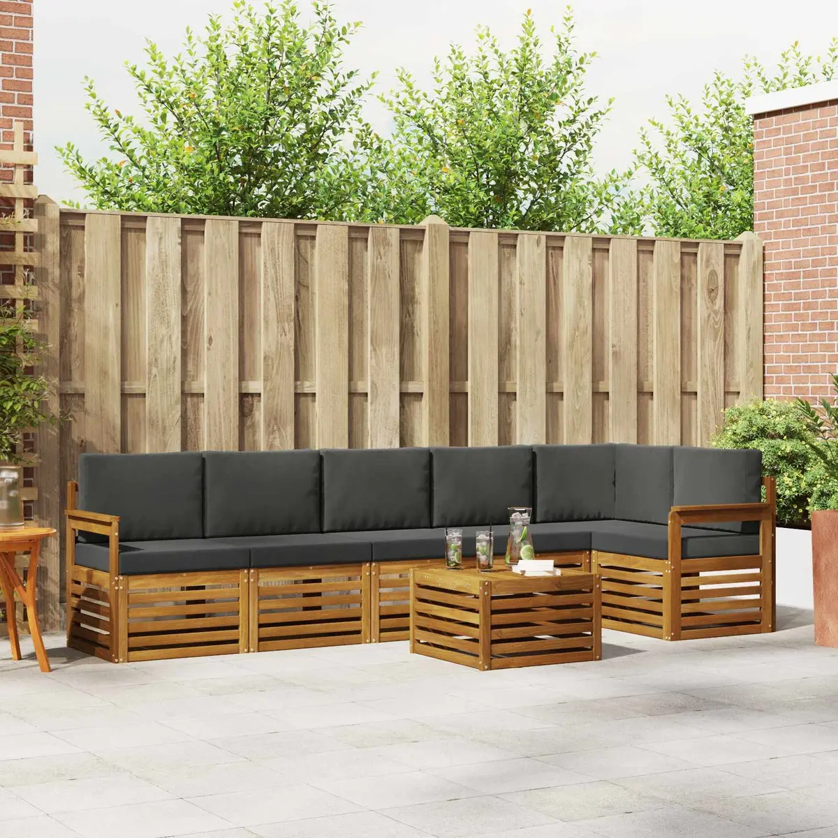7-Piece Outdoor Sectional Sofa Set