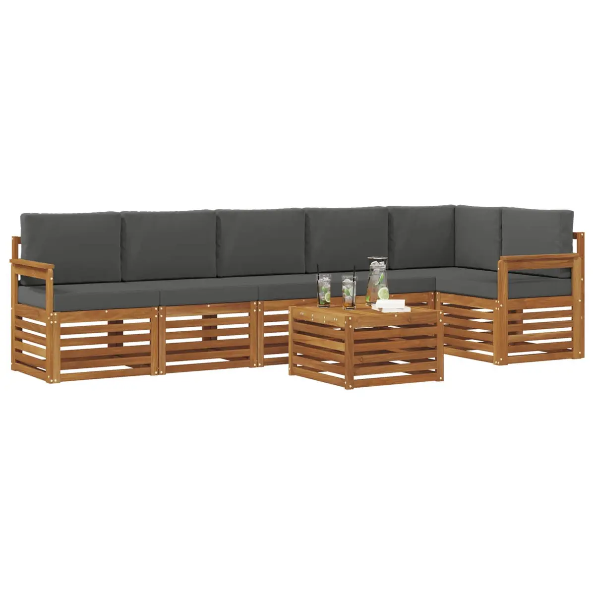 7-Piece Outdoor Sectional Sofa Set