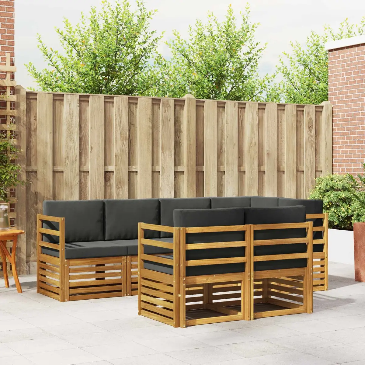 7-Piece Outdoor Sectional Sofa Set
