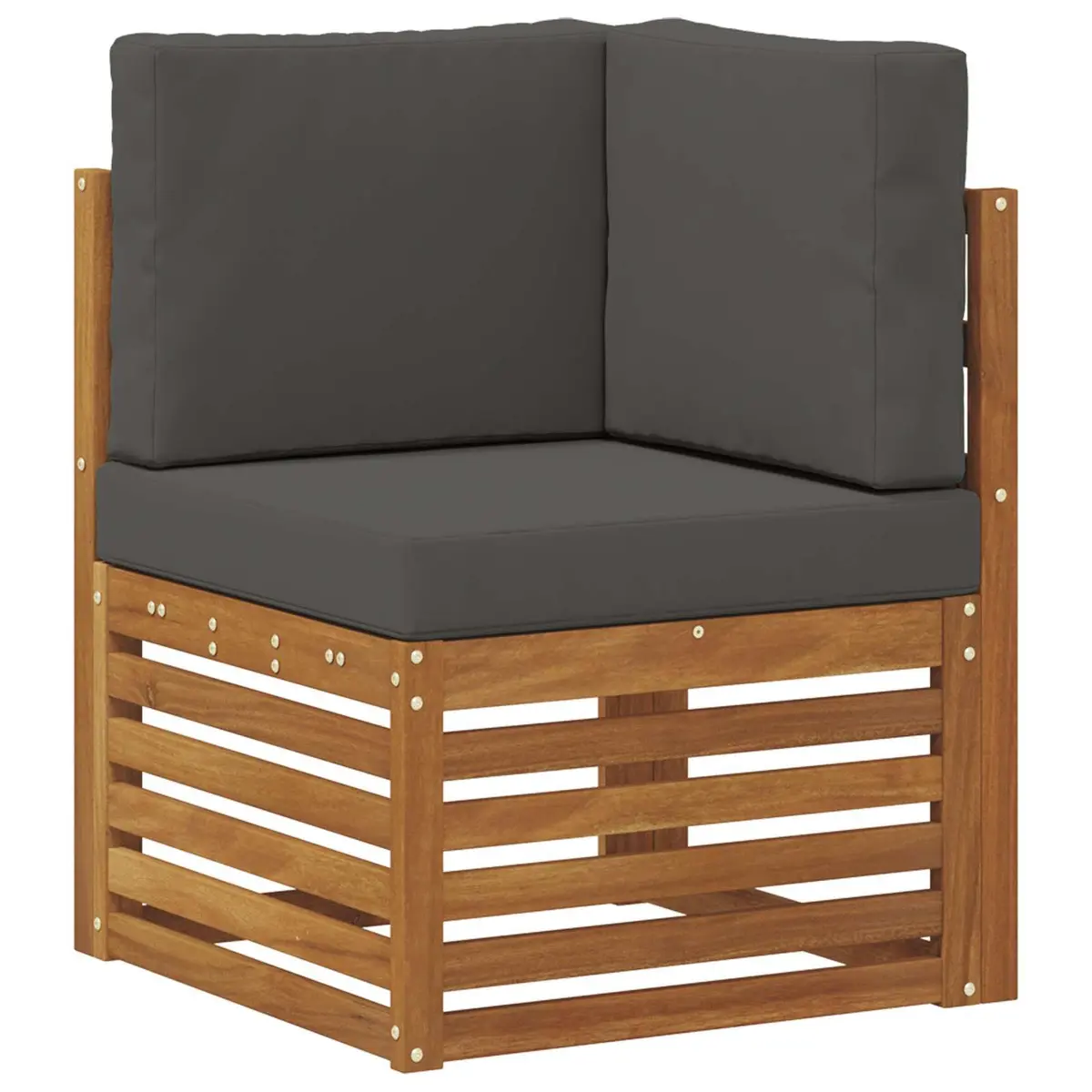 Sofa Sets Modular Outdoor Lounge 8 Piece Natural Anthracite Acacia Wood