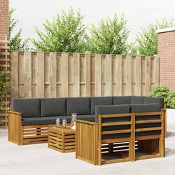 Friendly Outdoor Sofa Set: 9-Piece Modular Design for You