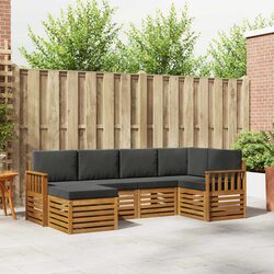 Join Friends with a 6-Piece Outdoor Sofa Set for Comfort