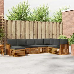 Friendly and Functional 8-Piece Garden Sofa Set