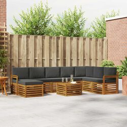 Enhance Your Outdoor Experience with a 9-Piece Sofa Set
