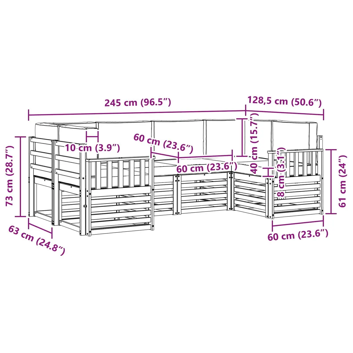 Outdoor Sofa Set