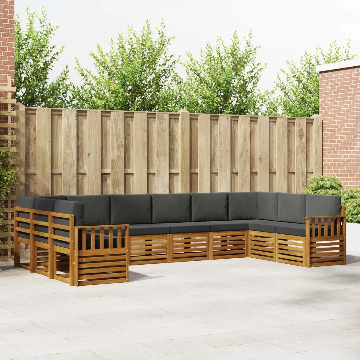 10-Piece Outdoor Sectional Sofa