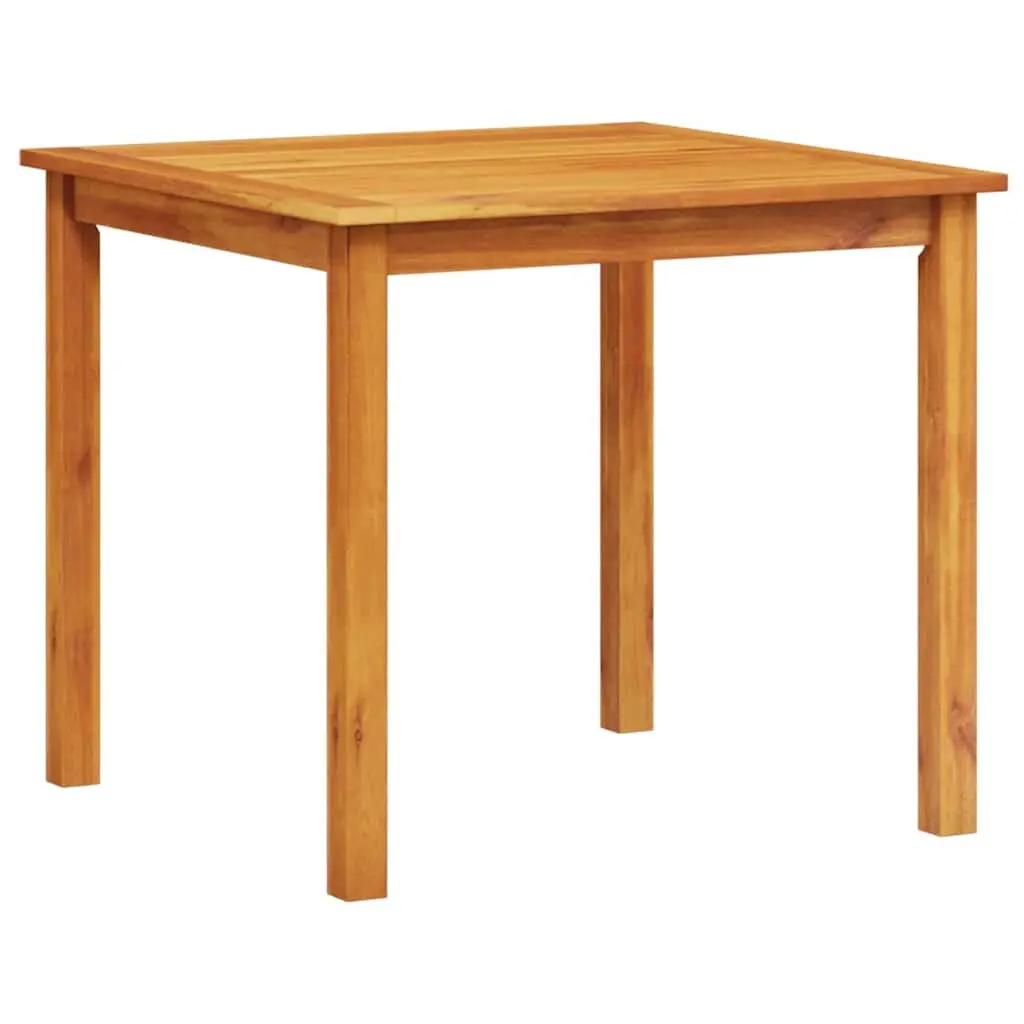 Outdoor Dining Set Rustic Acacia Wood 3 Piece Garden Furniture
