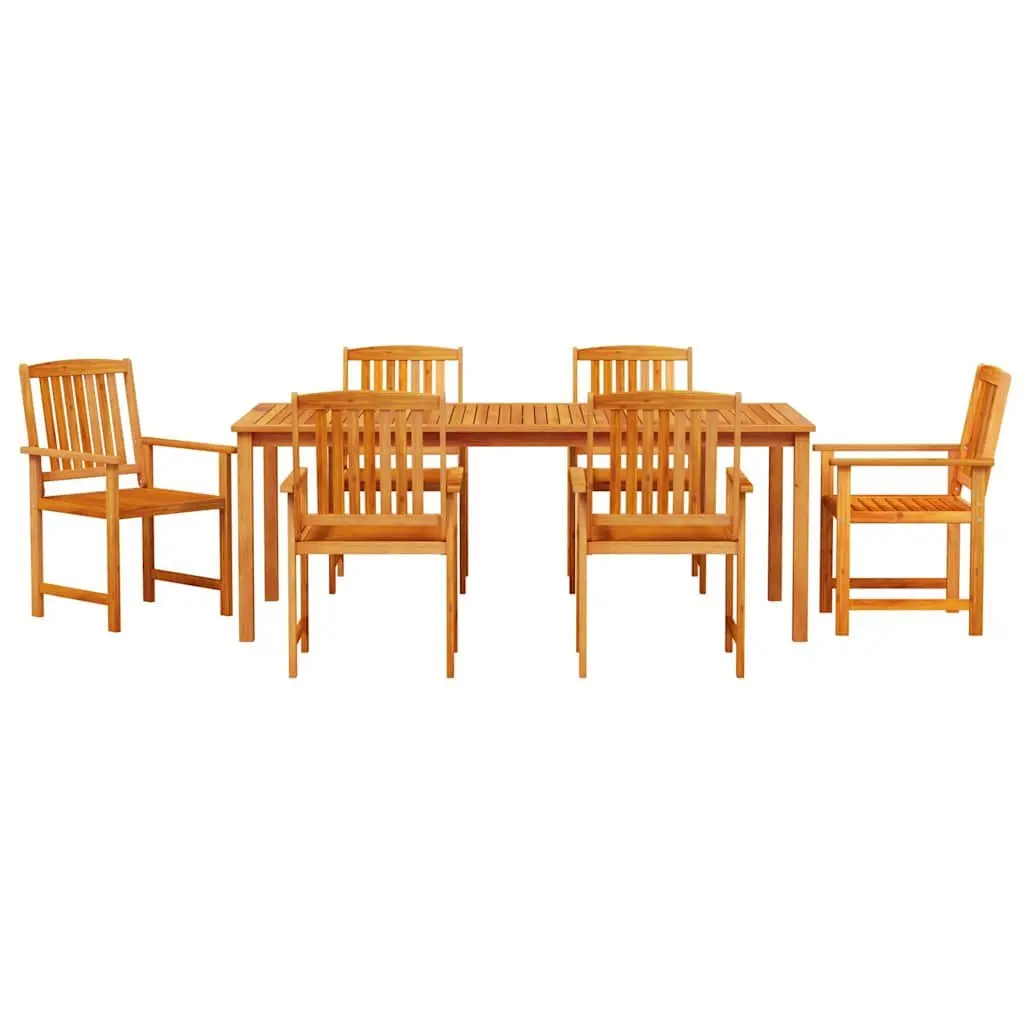 7pc Acacia Wood Garden Dining Set