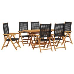 Enjoy Outdoor Dining with a 7-Piece Folding Set
