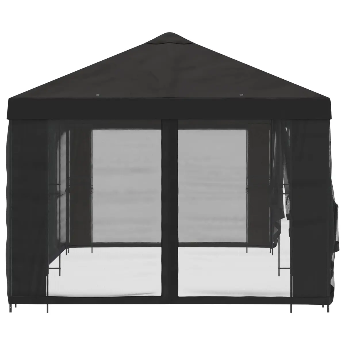 Garden Gazebo 6x3m Outdoor Canopy Mesh Sidewalls Anthracite