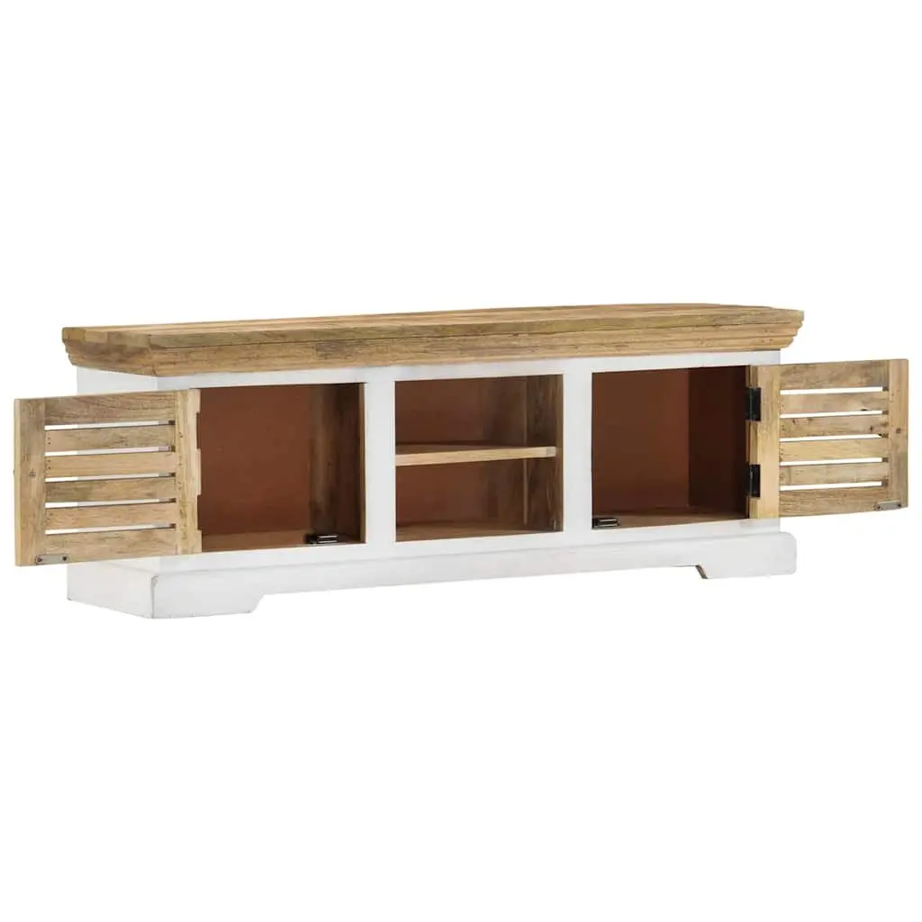 Mango Wood TV Cabinet 110x30x40 cm