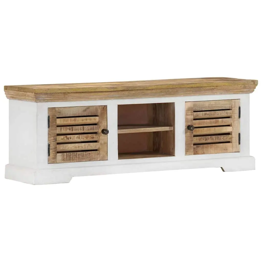 Mango Wood TV Cabinet 110x30x40 cm