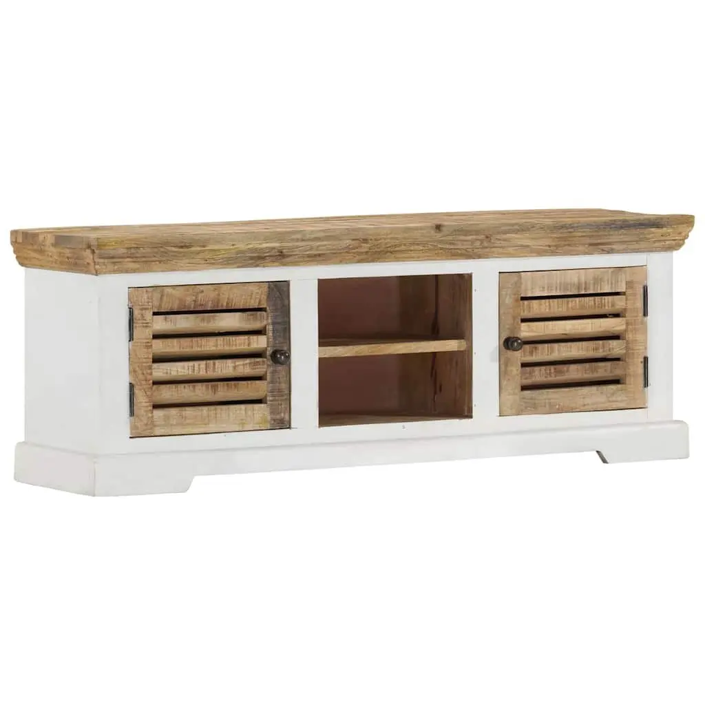 Mango Wood TV Cabinet 110x30x40 cm