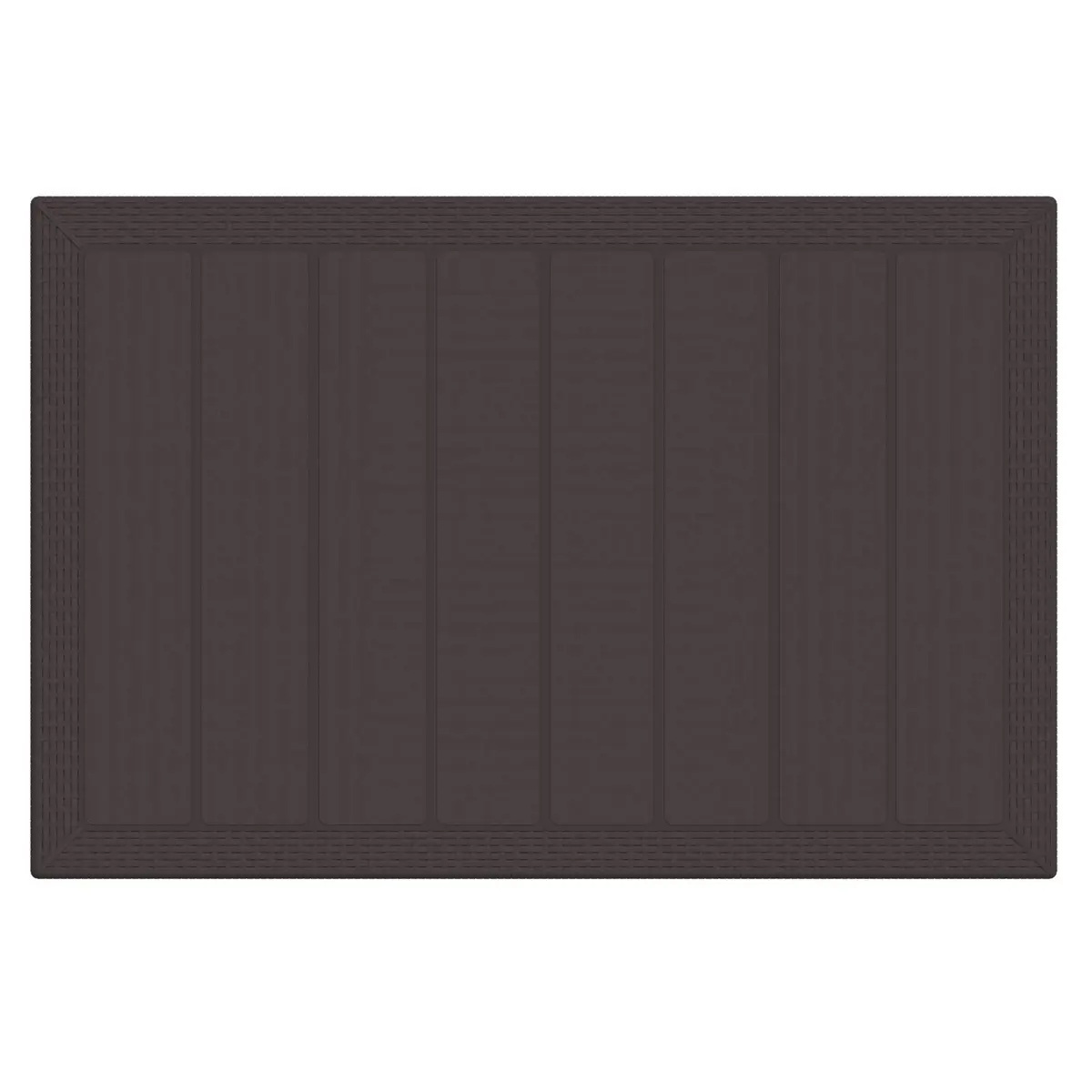 Garden Dining Set 7 Pieces Brown Outdoor Furniture Table Chairs Patio Rattan