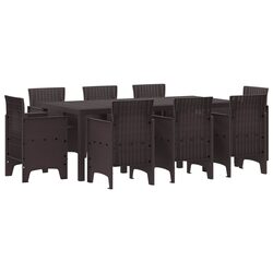 Friendly 9-Piece Outdoor Dining Set for You