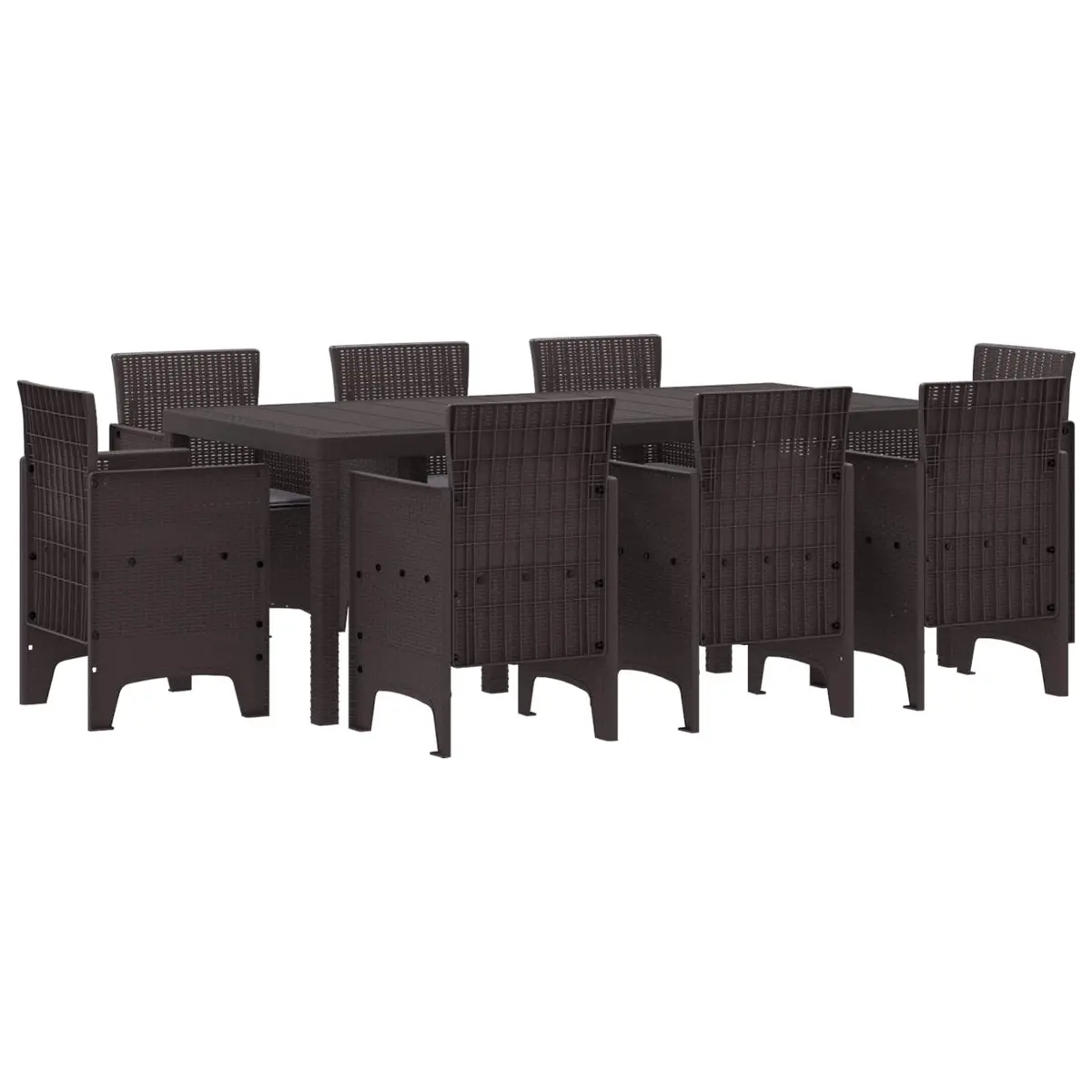 9 Piece Garden Dining Set