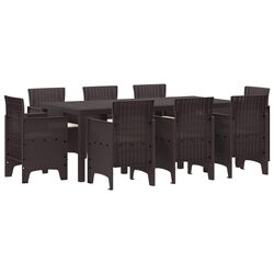 Enjoy Your Outdoor Space with Our 9-Piece Dining Set