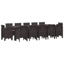 Friendly 13-Piece Dining Set for Your Outdoor Space