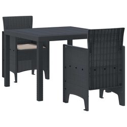 Friendly 3 Piece Outdoor Dining Set for Any Patio