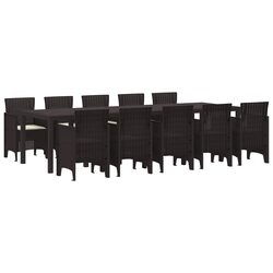 Friendly 11-Piece Outdoor Dining Set for Your Enjoyment