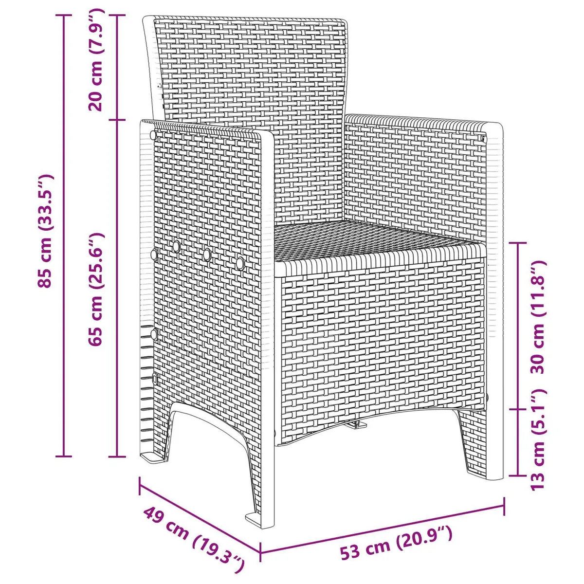 15-Piece Garden Dining Set