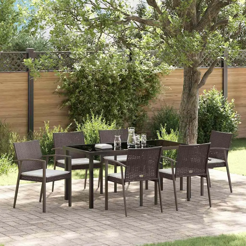 7-Piece Garden Dining Set for Relaxed Outdoor Dining