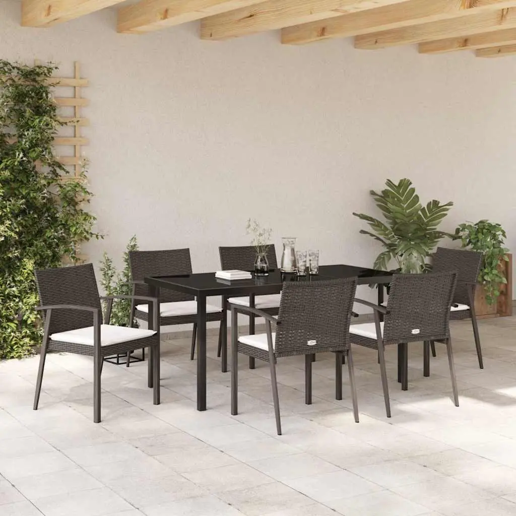 7-Piece Garden Dining Set for Relaxed Outdoor Dining