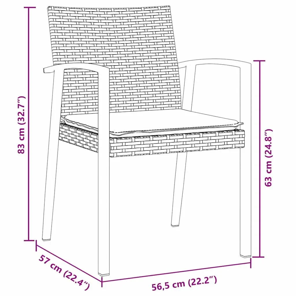 7-Piece Garden Dining Set for Relaxed Outdoor Dining