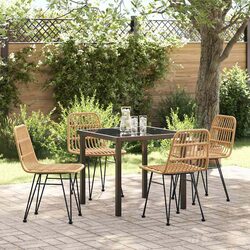 You’ll Love This Comfortable Brown Garden Dining Set